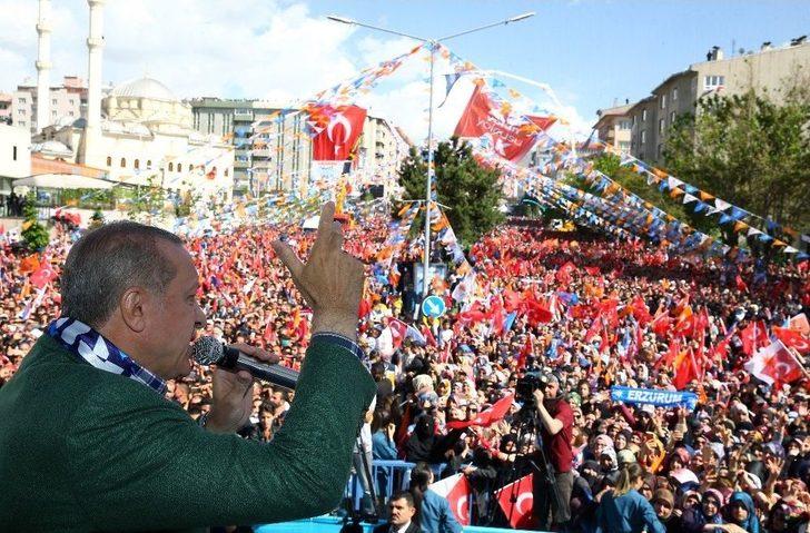 Cumhurbaşkanı Recep Tayyip Erdoğan 24 Haziran Öncesi İlk Mitingini Erzurum’da Yaptı G5