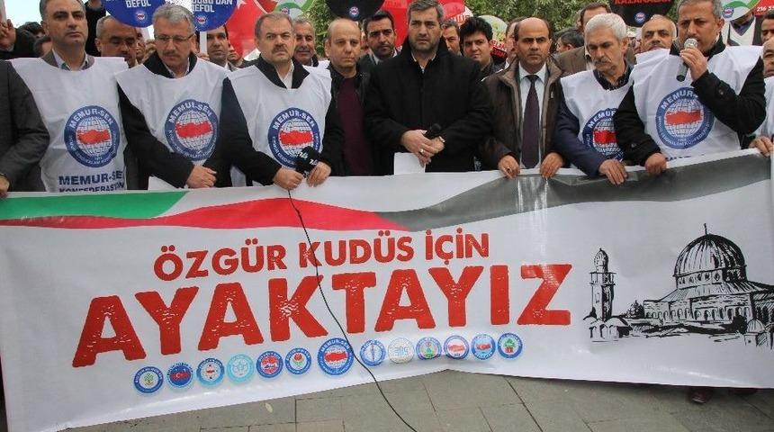 Hatay’da Kudüs Kararı Protesto Edildi