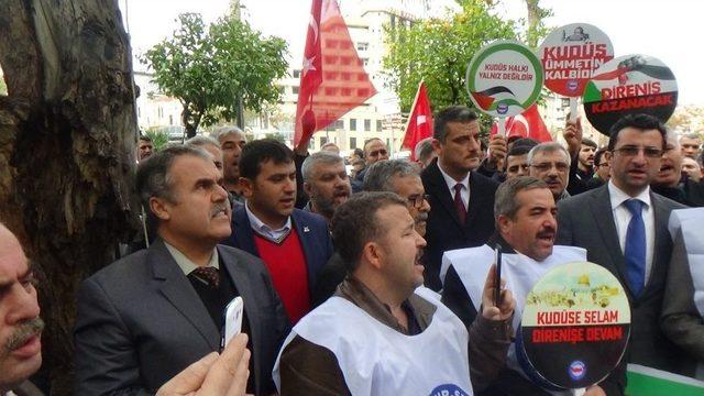 Hatay’da Kudüs Kararı Protesto Edildi