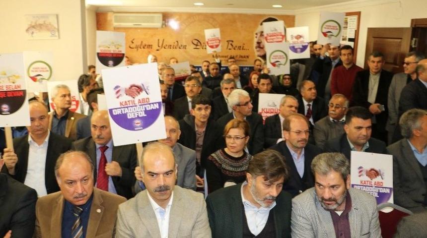 Adana’da Kudüs Kararı Protesto Edildi