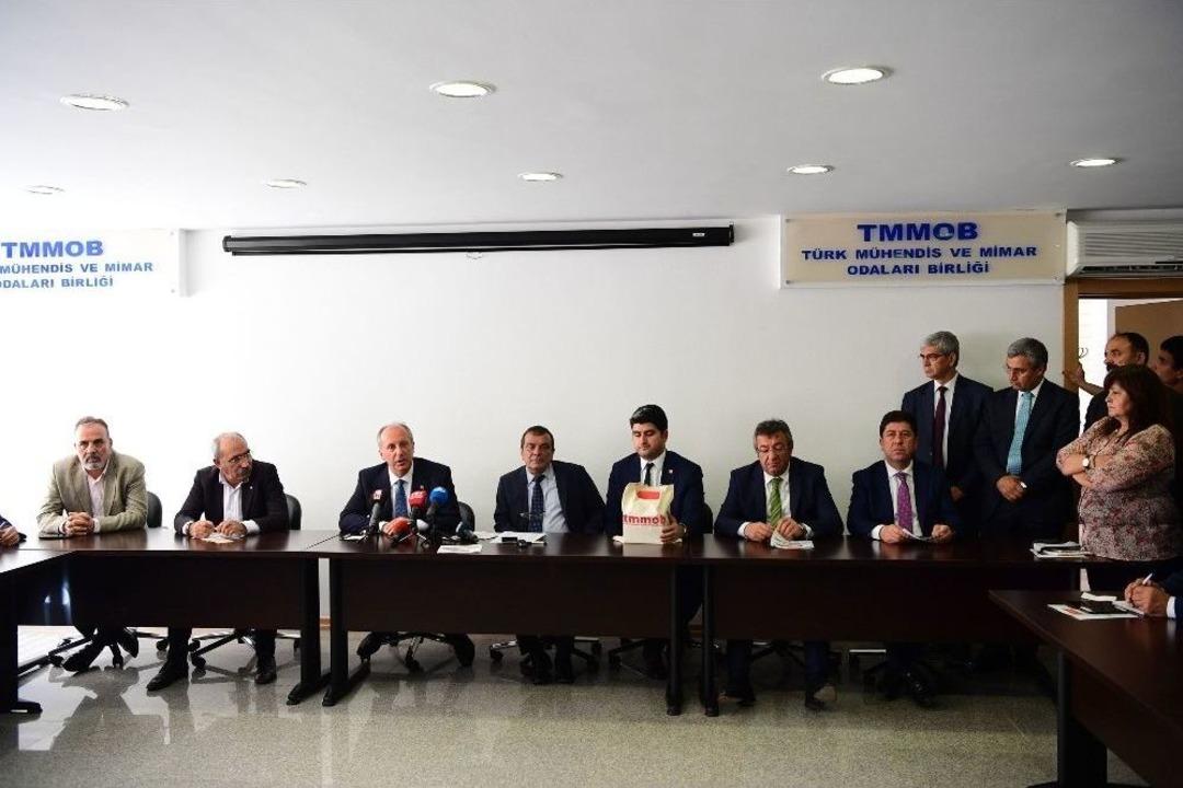 Muharrem İnce, Sivil Toplum &Ouml;rg&uuml;tleri, Sendikalar Ve Meslek Odalarını Ziyaret Etti