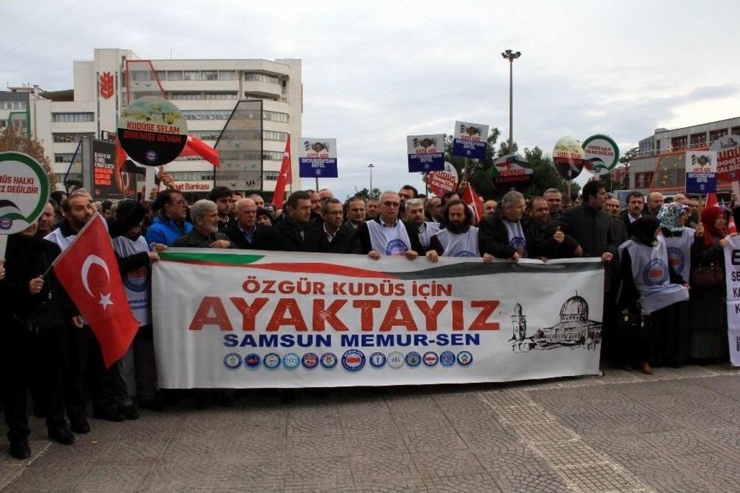 Samsun "kud&uuml;s" İ&ccedil;in Ayakta