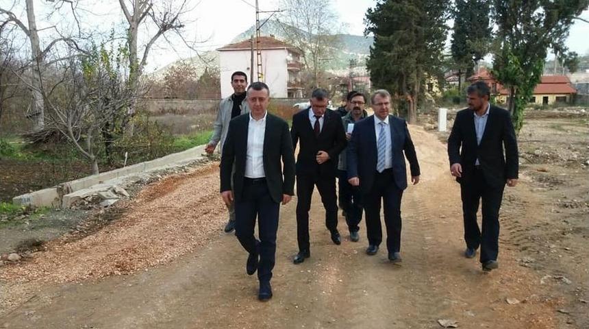 Vali B&uuml;y&uuml;kakın&rsquo;dan Vezirhan&rsquo;da İnceleme