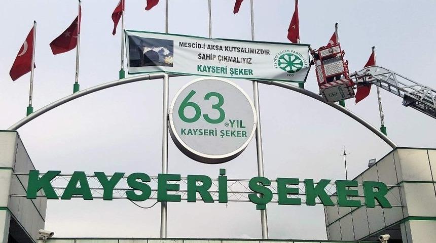 Kayseri Şeker&rsquo;den Abd&rsquo;nin Kud&uuml;s&rsquo;&uuml; İsrail&rsquo;in Başkenti Olarak Tanımasına Tepki