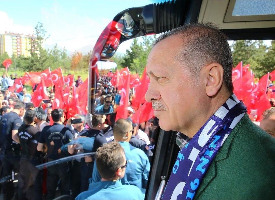 Cumhurbaşkanı Erdoğan Ve Başbakan Yıldırım Erzurum&rsquo;da