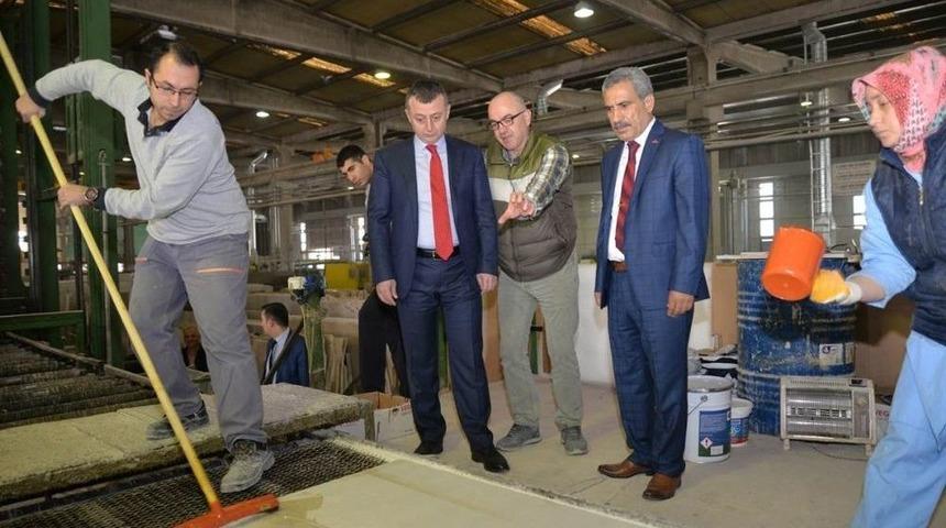 Vali B&uuml;y&uuml;kakın&rsquo;dan Sanayi Kuruluşlarına Ziyaret