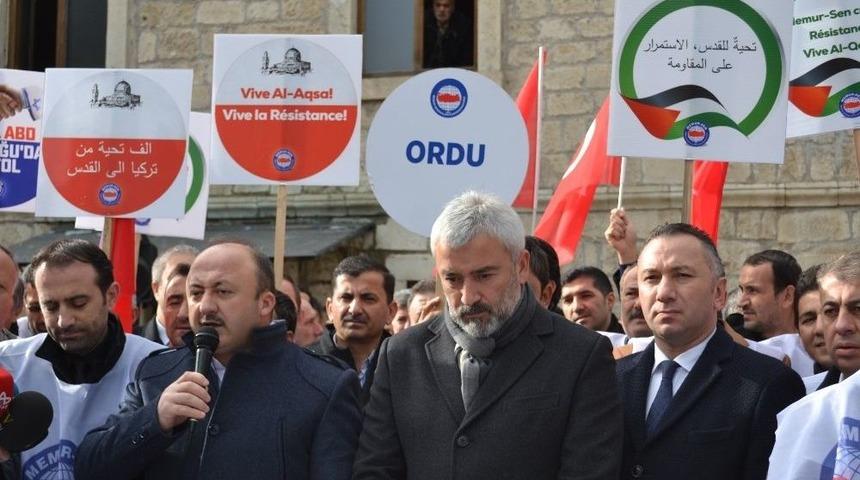 Memur-sen&rsquo;den Kud&uuml;s Tepkisi