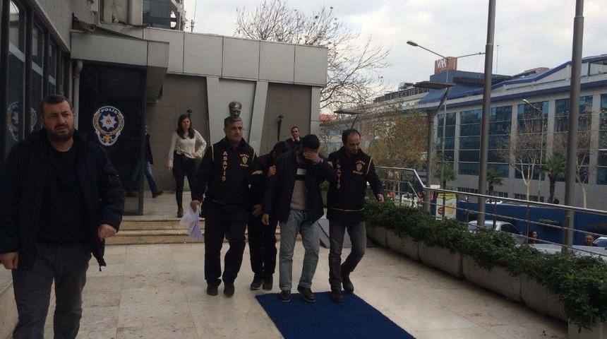 Taksiciyi Gasp Eden Suç Makineleri Adliyeye Sevk Edildi