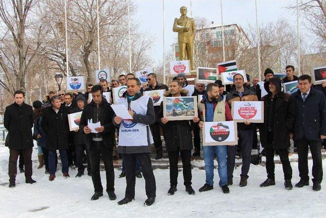 Ardahan Memur-sen’den ‘kudüs’ Tepkisi