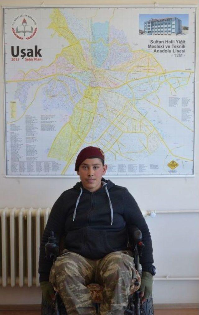 Engelli &Ouml;ğrenciden Afrin&rsquo;e Mesaj 2