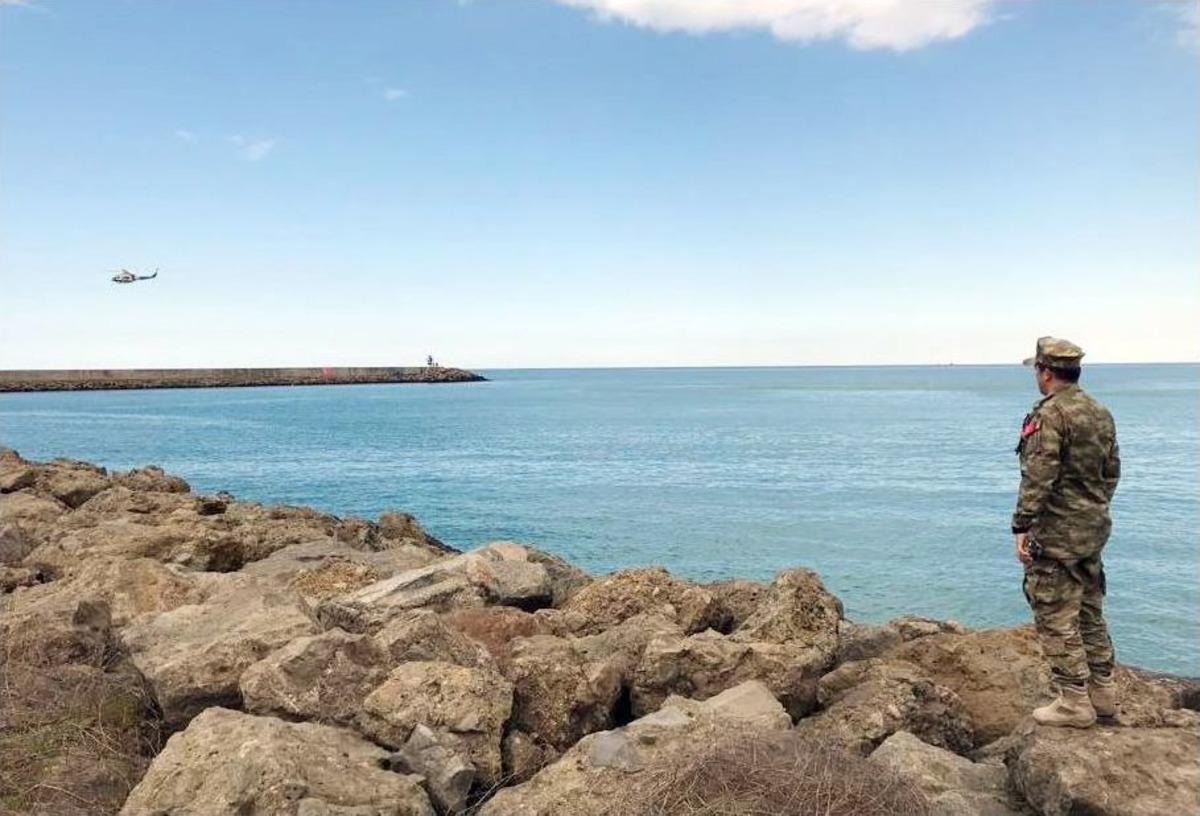 Denizde Kaybolan Genci Arama &Ccedil;alışmaları 3. G&uuml;n&uuml;nde