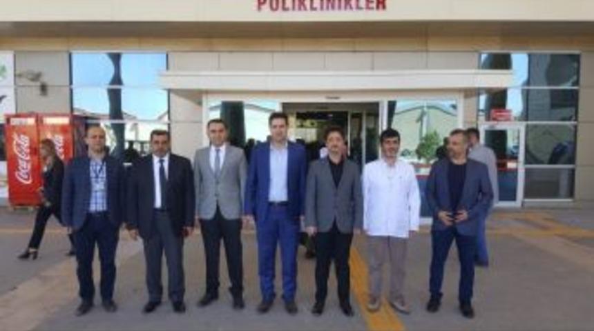 Başkan G&uuml;len&ccedil;&rsquo;ten Hastaneye Ziyaret