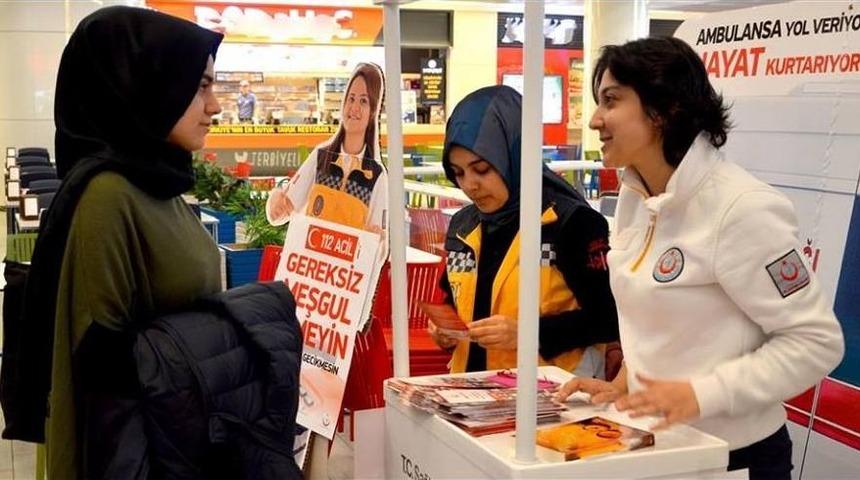 Vatandaşlar &rsquo;112&rsquo; Konusunda Bilgilendirildi
