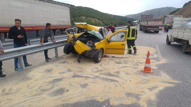 Kula’da Trafik Kazası: 1 Ölü