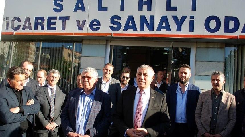 Salihli Ticaret Odasında Y&uuml;ksel&rsquo;in Listesi Kazandı