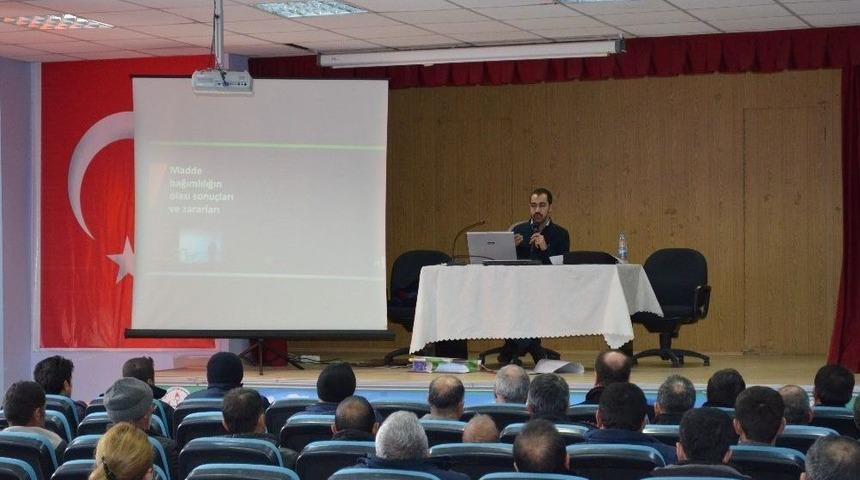 Belediye Personeline Madde Bağımlılığı Eğitimi