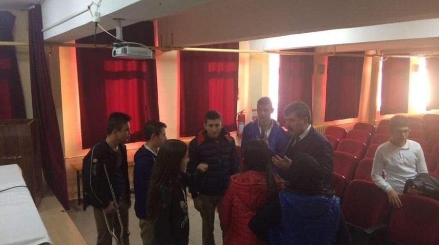 &Ouml;ğrenciler Başkan Cankul&rsquo;la Buluştu