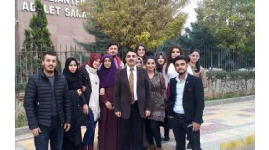 Oğuzeli Myo &Ouml;ğrencilerinden Adliye Sarayı Gezisi