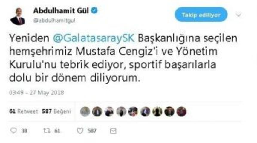 Adalet Bakın G&uuml;l&rsquo;den Hemşehrisi Mustafa Cengiz&rsquo;e Kutlama