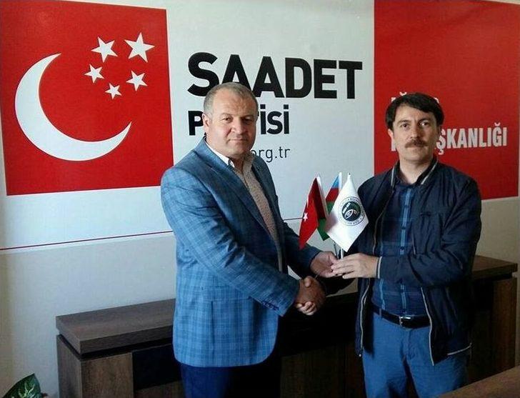 Başkan Gülbey, Saadet Partisi Başkanı Aslan’ı Ziyaret Etti