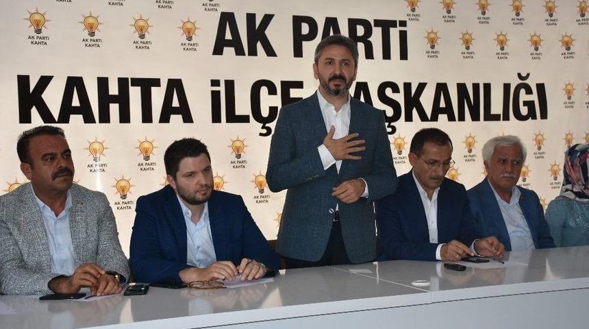 Tbmm Başkan Vekili Aydın Kahta&rsquo;da Partililere Hitap Etti
