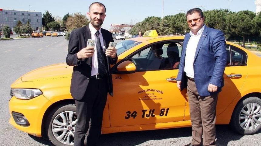 (&ouml;zel) Taksi Şof&ouml;r&uuml;nden &Ouml;rnek Davranış