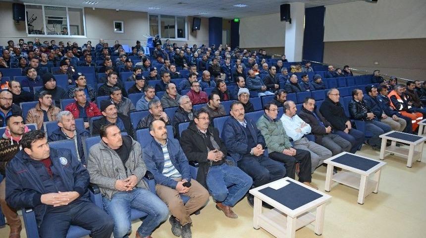 Narkotim&rsquo;den Belediye Temizlik Personeline Seminer