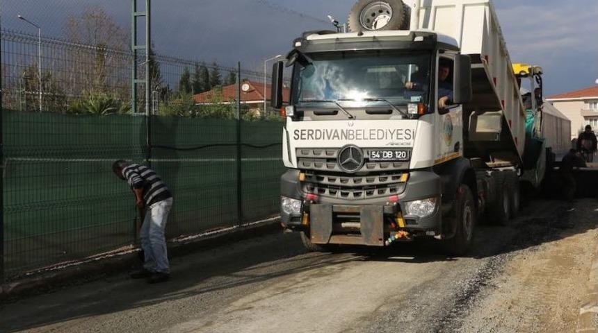Serdivan&rsquo;da 160 Farklı Noktada Asfalt &Ccedil;alışması Yapıldı