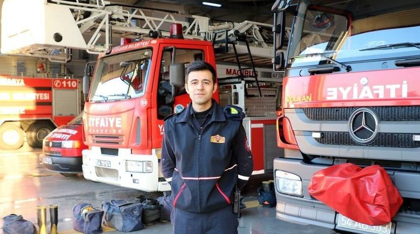 İtfaiye Erine Anlamlı &Ouml;d&uuml;l