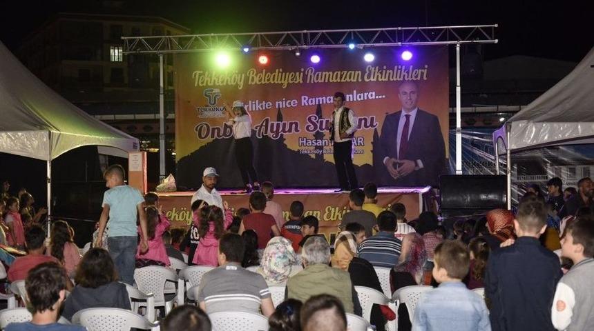 Tekkek&ouml;y Ramazan Sokağı Cıvıl Cıvıl