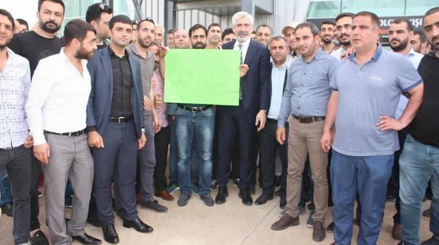 Galip Ensarioğlu&rsquo;na Coşkulu Karşılama