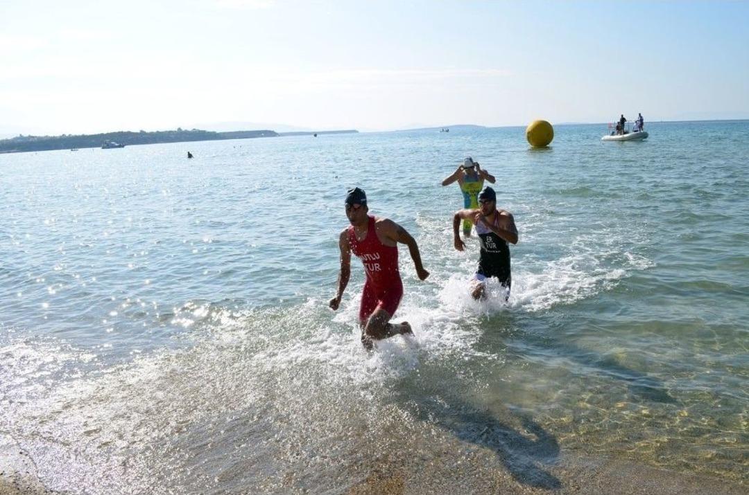 T&uuml;rkiye Triatlon Federasyonu Didim Triatlonu Tamamlandı