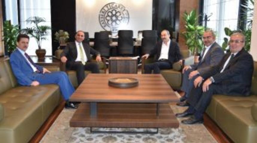 Sgk İl Müdürü Ve Vergi Dairesi Başkanı Kto’yu Ziyaret Etti