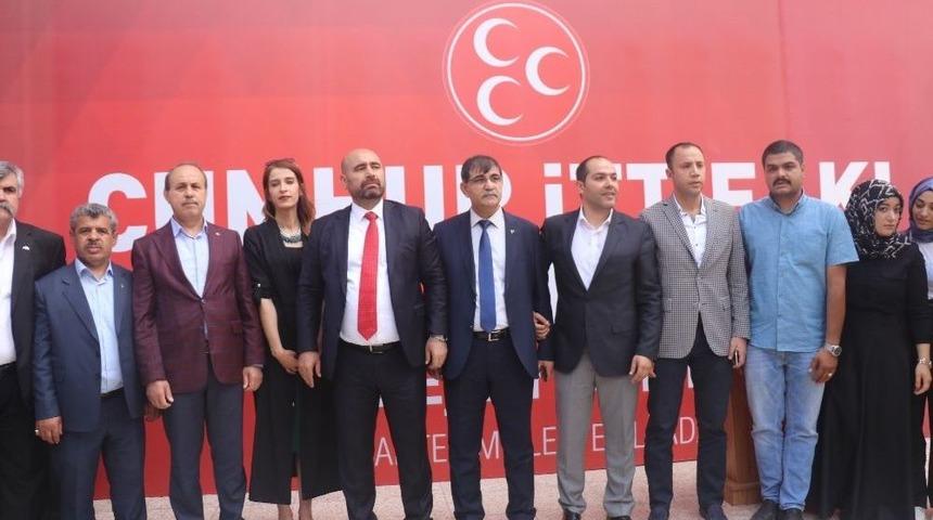 Mhp Adayı Ejder Demir&rsquo;den Miting Gibi A&ccedil;ılış