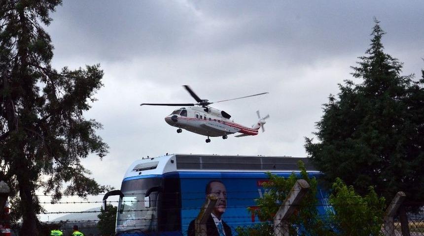 Cumhurbaşkanı&rsquo;na Balıkesir&rsquo;de Sevgi Seli