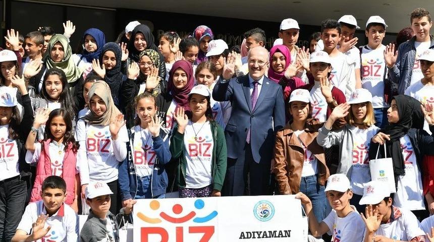 Adıyamanlı &Ccedil;ocuklardan Başkan Kafaoğlu&rsquo;na Ziyaret