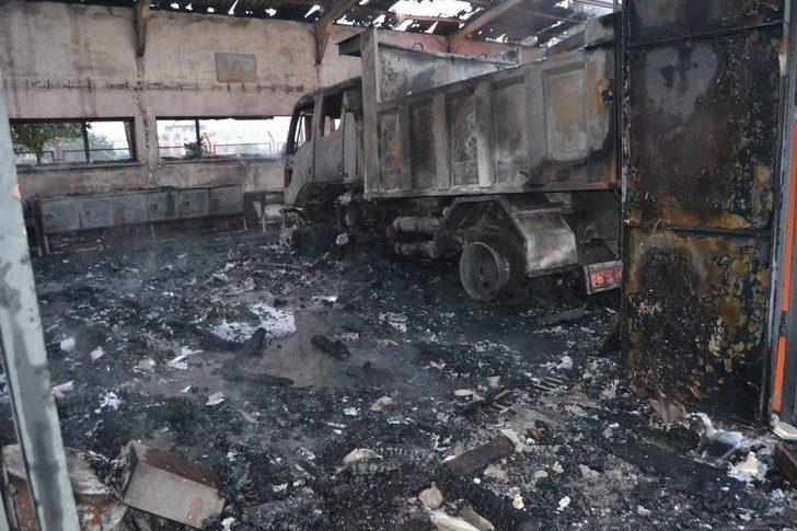 Karayolları Şefliğindeki Yangın Söndürüldü G2