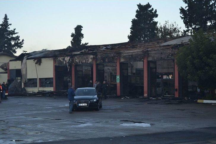 Karayolları Şefliğindeki Yangın Söndürüldü G5