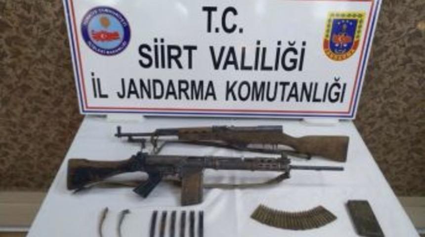 Siirt’te Rusya Ve Belçika Menşeli Silahlar Ele Geçirildi