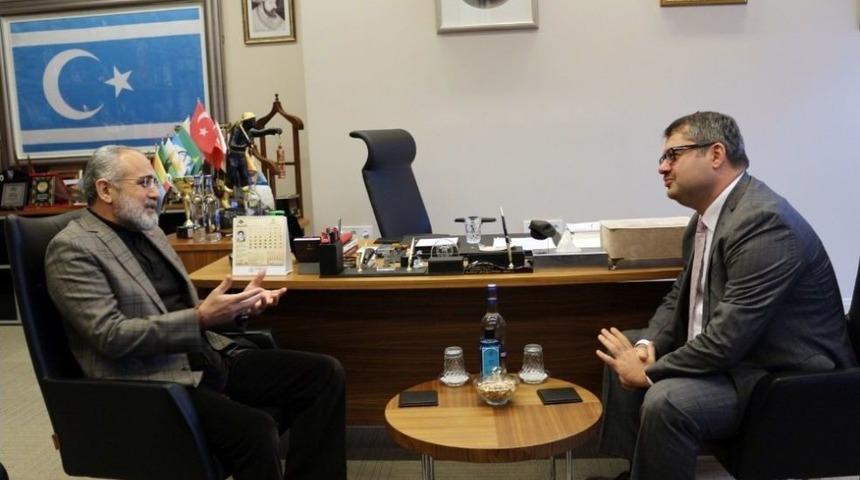 Cumhurbaşkanı Başdanışmanı Top&ccedil;u, Azerbaycan Ankara B&uuml;y&uuml;kel&ccedil;isi İbrahim İle Bir Araya Geldi