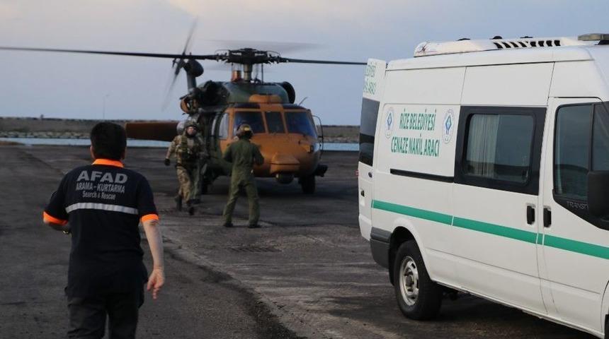 &Ouml;len Dağcı Helikopterle Alındı