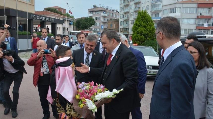 Orman Ve Su İşleri Bakanı Veysel Eroğlu Sinop&rsquo;ta