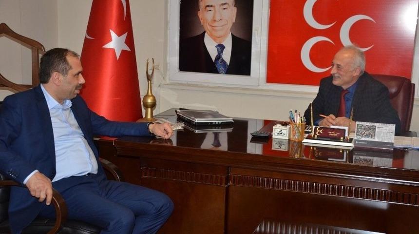 Ak Partili Balta’dan Mhp’ye Çat Kapı Ziyaret