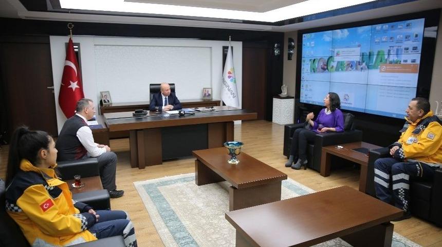 Başkan &Ccedil;olakbayrakdar, Sağlık &Ccedil;alışanlarını Misafir Etti