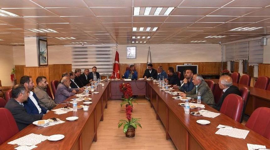 Başkan Asya, Mahalle Muhtarlarıyla Bir Araya Geldi