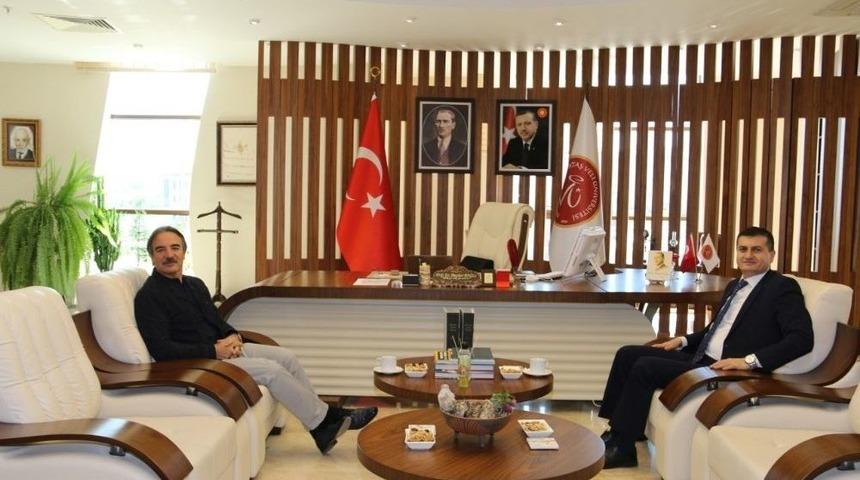 Kayseri Cumhuriyet Başsavcısı Akın&rsquo;dan Rekt&ouml;r Bağlı&rsquo;ya Ziyaret