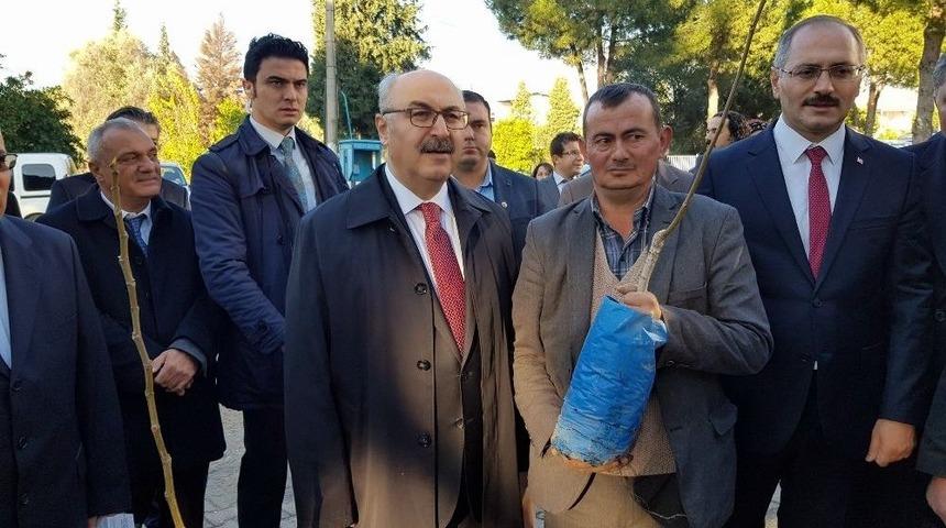 Aydın&rsquo;da 9 Bin Adet Meyve Fidanı Toprakla Buluşacak