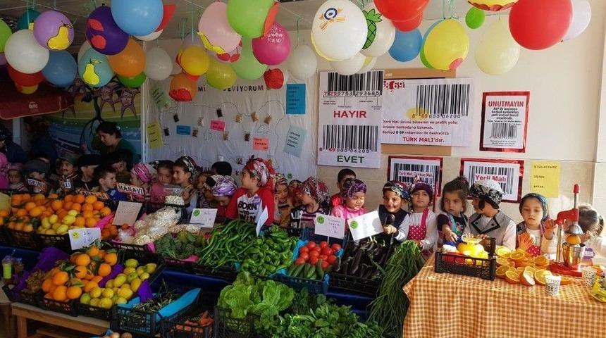 Anasınıfı &Ouml;ğrencilerinden Pazar Yeri Etkinliği