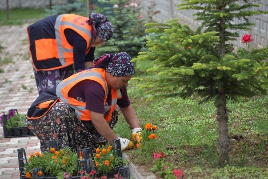 Cami Bah&ccedil;eleri &Ccedil;i&ccedil;ek A&ccedil;tı