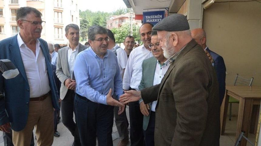 Başkan Can&rsquo;dan Esnaf Ve Vatandaş Ziyareti